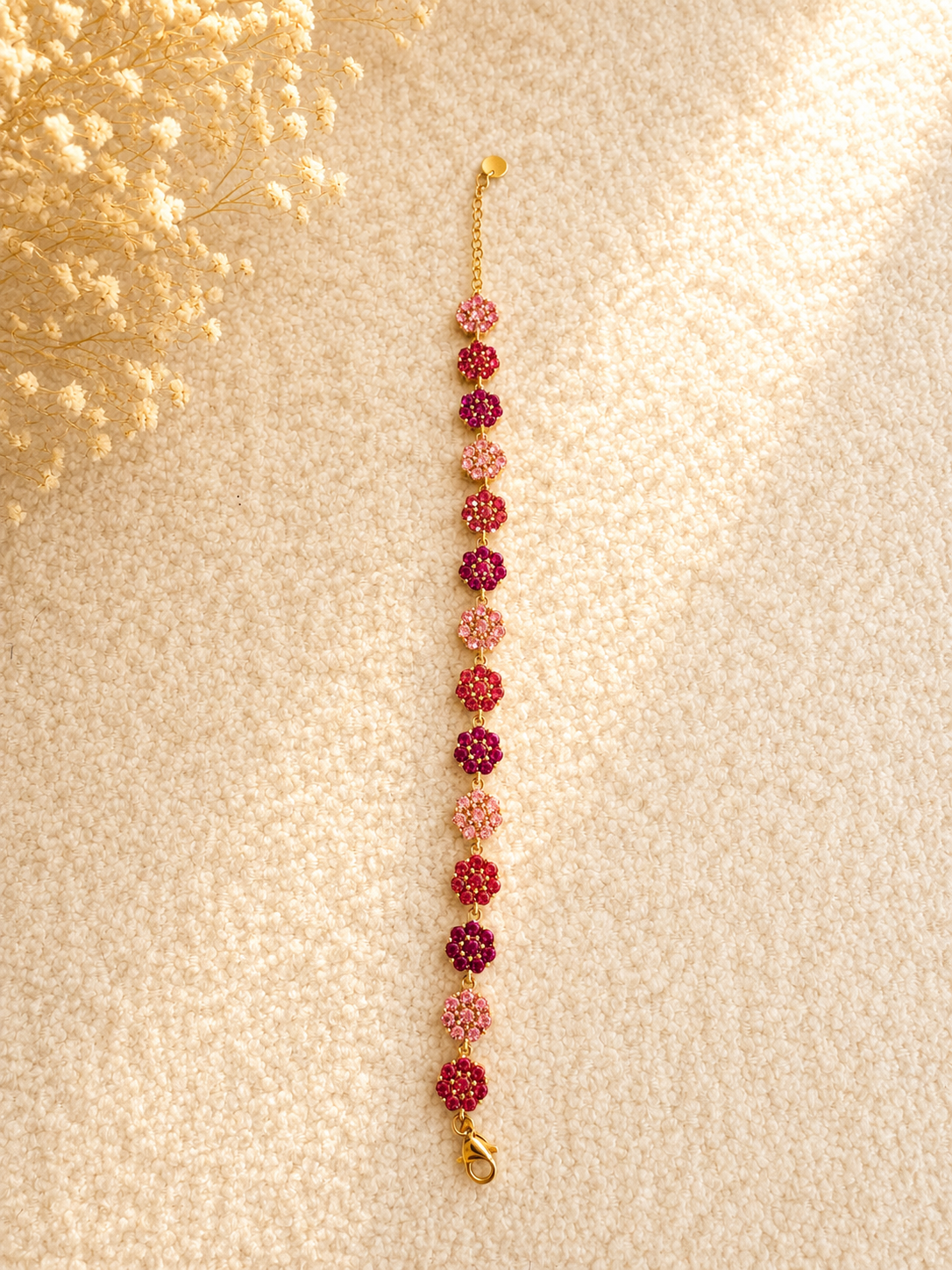 Bracelet fleur d'hortensia - Nina