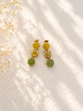 Boucle d'oreille fleur d’hortensia - Luna
