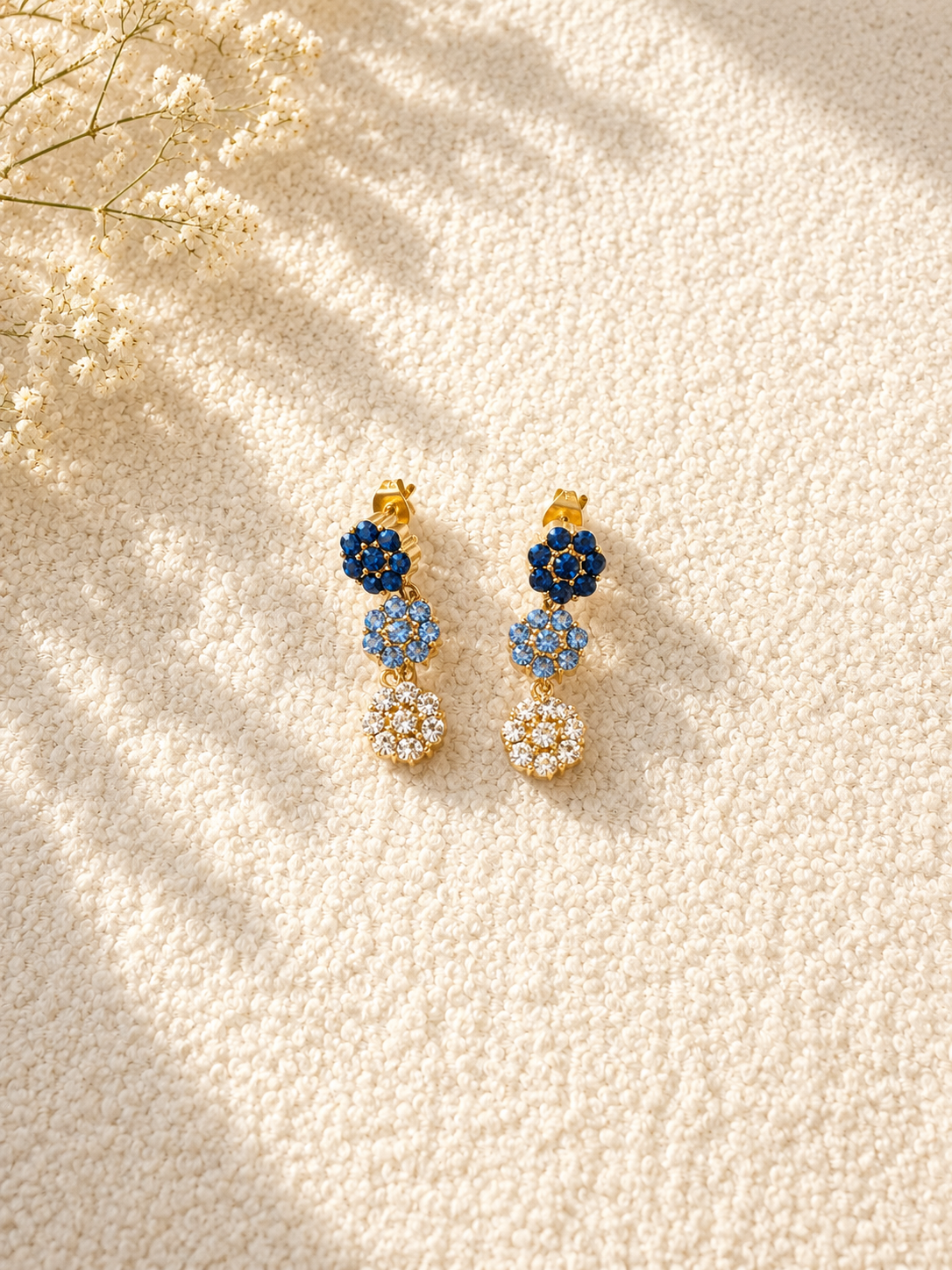 Boucle d'oreille fleur d’hortensia - Valentina