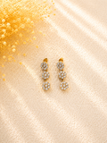 Boucle d'oreille fleur d’hortensia - Alya