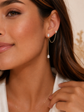 Bague d'oreille - Triple Poire Doré